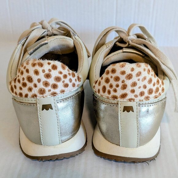 BIRDIES Women's Lace Up Sneakers Size 6.5 Cream - Picture 6 of 9